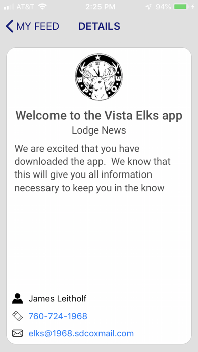 Vista Elks screenshot 2