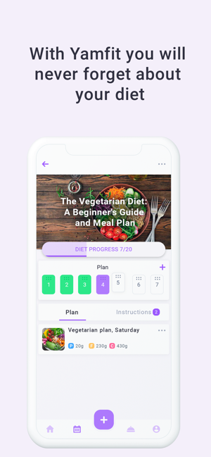 Yamfit: diet & calorie tracker(圖5)-速報App