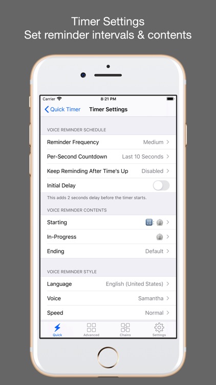 1Timer - Voice Timer screenshot-4