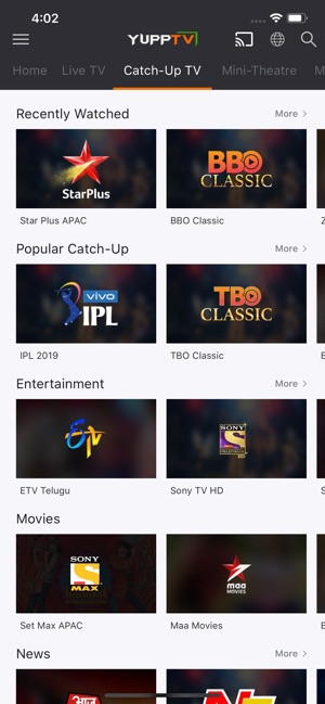 YuppTV - Live TV & Movies(圖3)-速報App