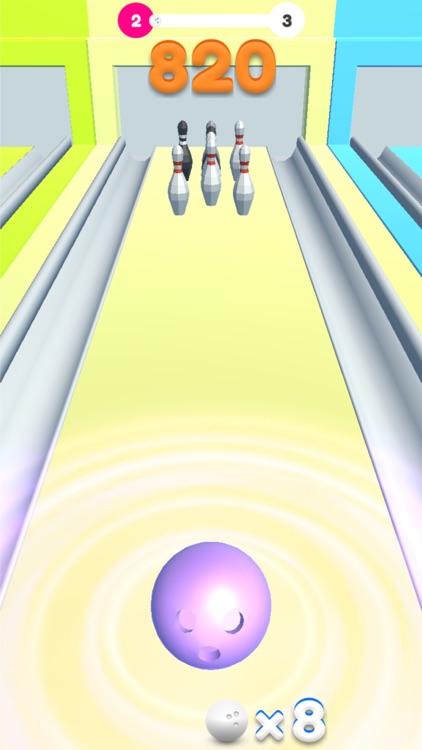 Bowling Rush - throw a strike