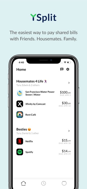 YSplit - Bill Pay & Rewards