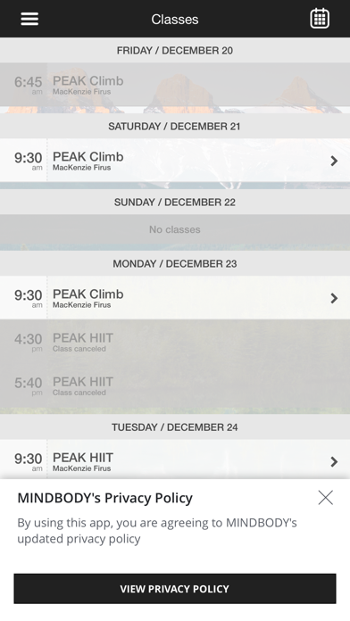 PEAK Climb + HIIT Studio screenshot 2