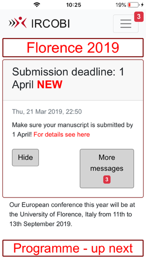 IRCOBI Florence 2019(圖2)-速報App