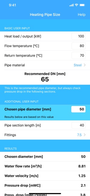 Heating Pipe Size(圖1)-速報App