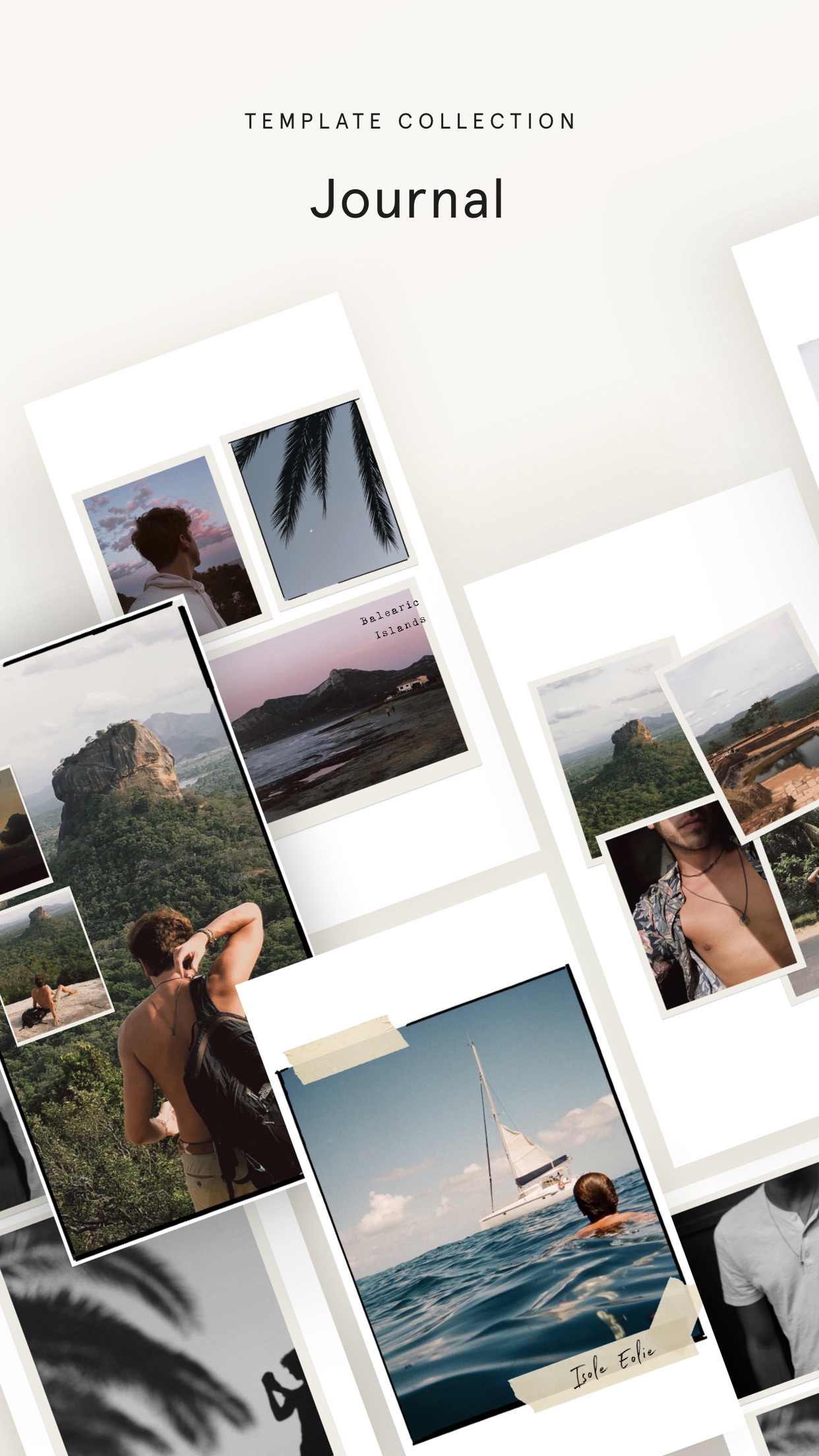Screenshot do app Unfold — Crie Histórias