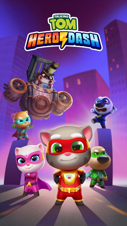 Talking Tom Hero Dash Run Game screenshot-5