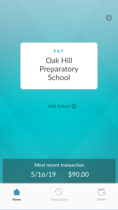 MySchoolWallet screenshot 2