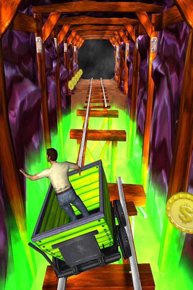 Zombie Minecart Rush screenshot 3