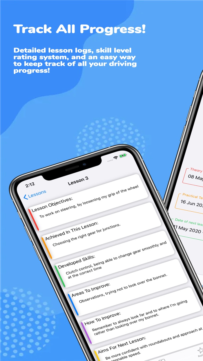 Driving Lesson Tracker Pupils