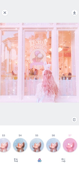 【图】PinksCam少女心滤镜相机:美颜自拍P图工具(截图1)