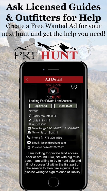 PreHunt - All Game Hunting App screenshot-0