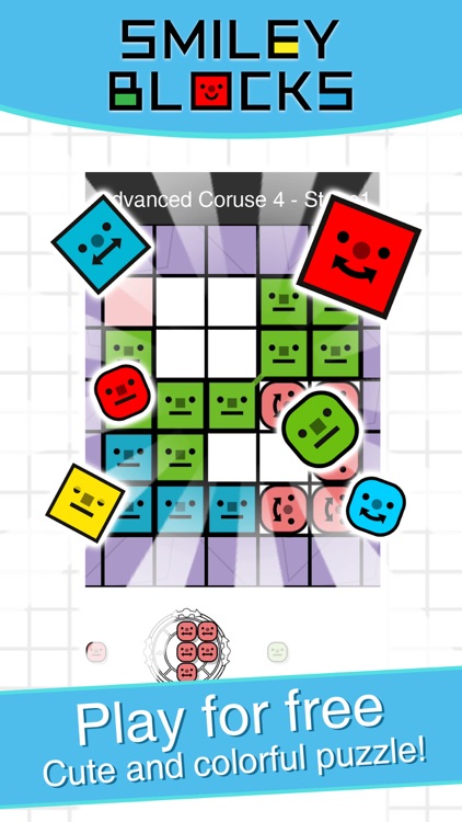 Smiley Blocks - Paint Puzzles screenshot-0