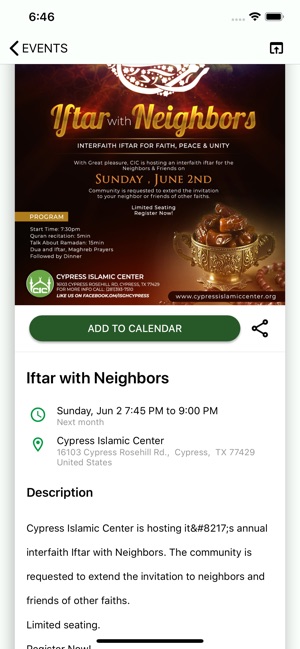 Cypress Islamic Center(圖4)-速報App