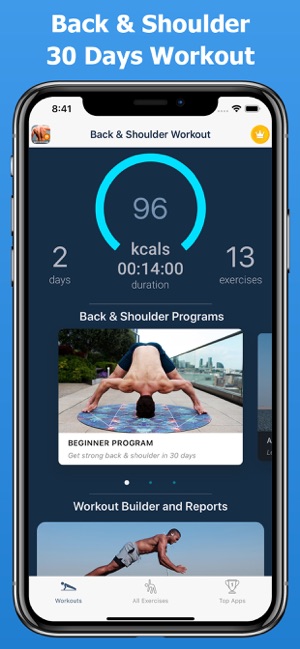 Back and Shoulder Workout(圖2)-速報App