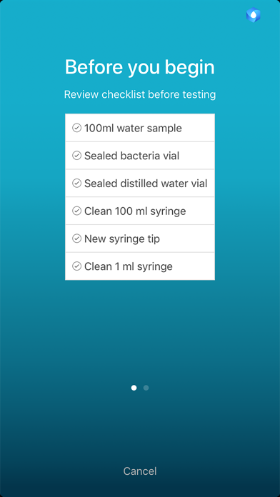 Exact Blue - Water Testing screenshot 2