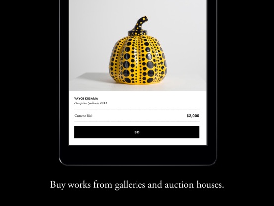 Artsy –– Collect and Bid on Fine Art & Design screenshot