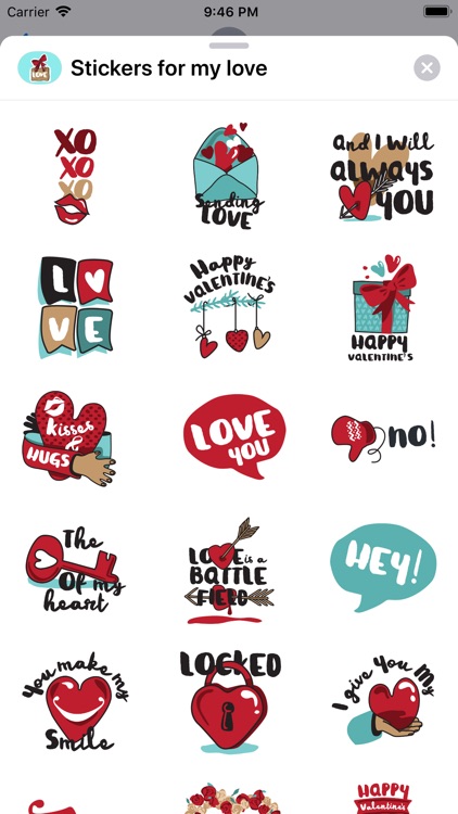 Stickers for my love