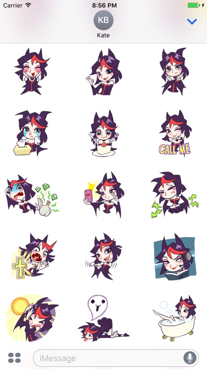 Vampire Lili Sticker Pack