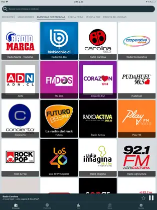 Screenshot 1 Radio Chile - Radios FM Online iphone