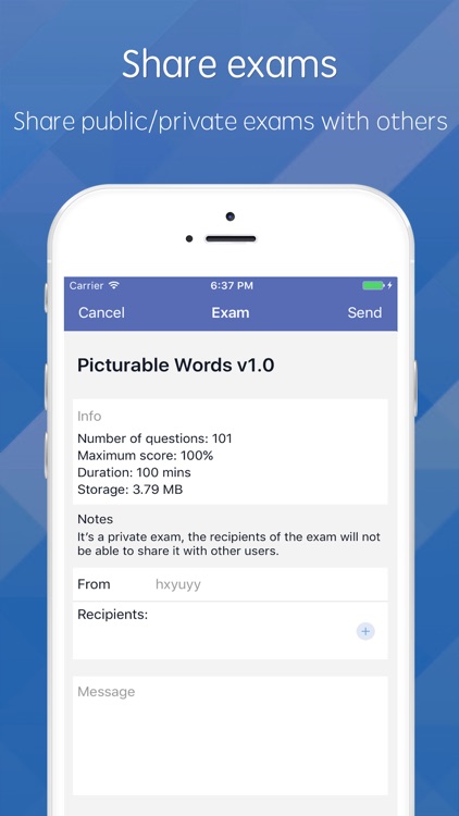 MTestM - An exam creator app screenshot-3