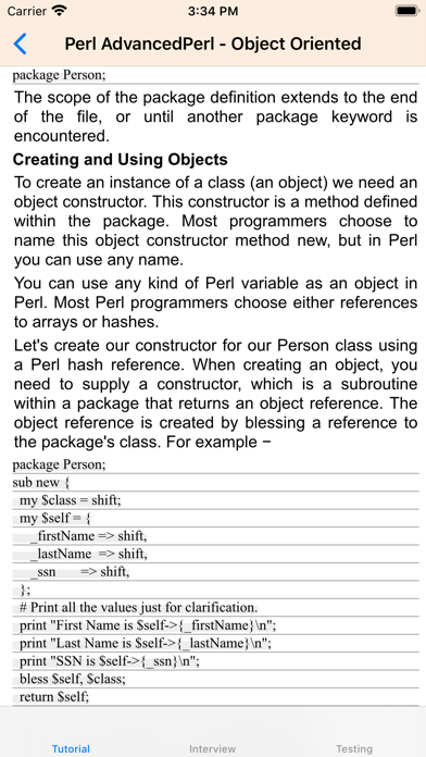 How to cancel & delete Tutorial of Perl from iphone & ipad 4