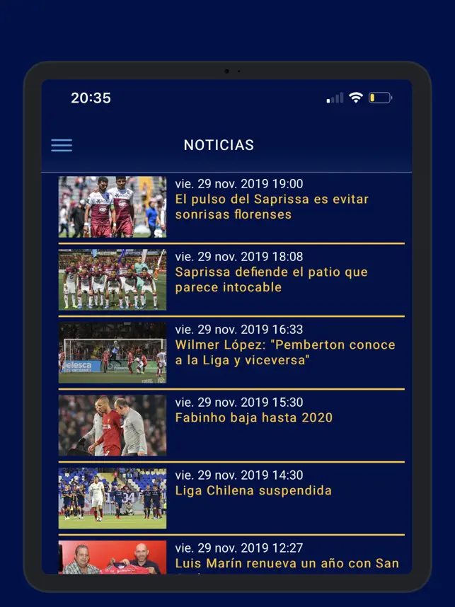Captura de Pantalla 3 Tigo Sports Costa Rica iphone
