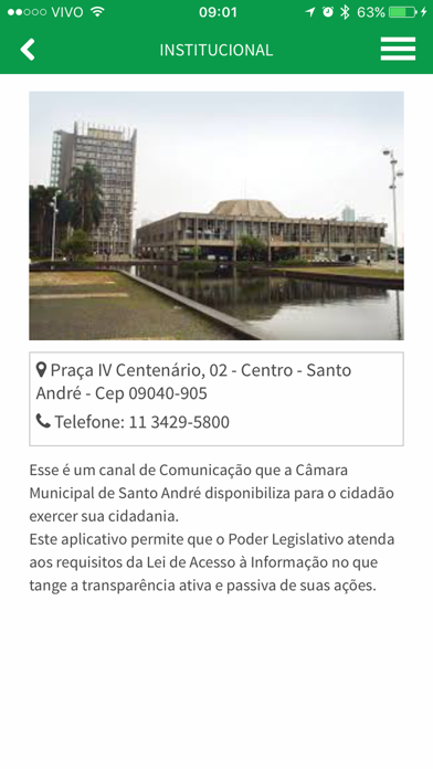 Câmara Santo André screenshot 2