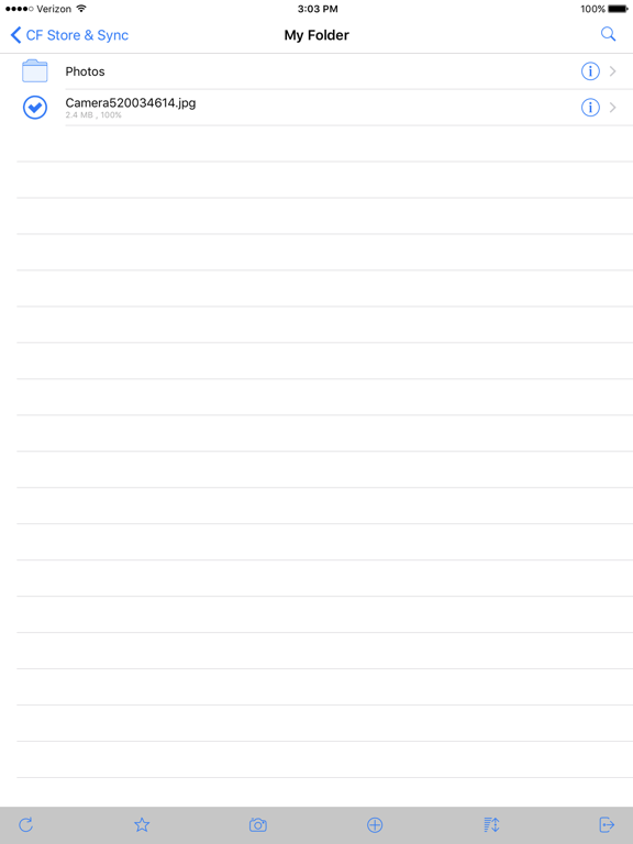 CF Store and Sync screenshot 2