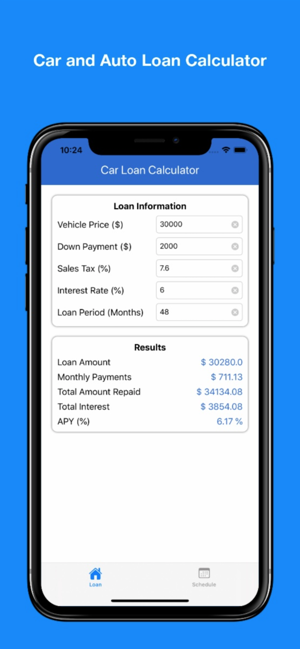 Car Auto Loan Lease Calculator