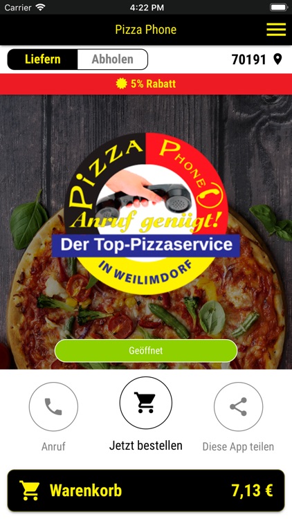 Pizza Phone Stuttgart