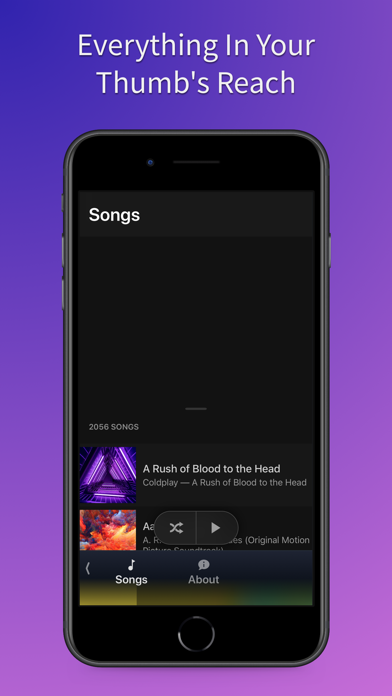 Minimal Music Player screenshot 4