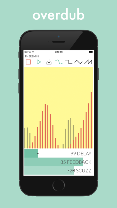 How to cancel & delete Theremin Synth - Record & Loop from iphone & ipad 4