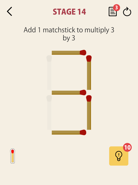 Cheats for MATCHSTICK