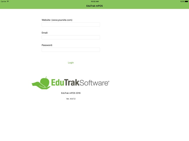 EduTrak mPOS 2.0