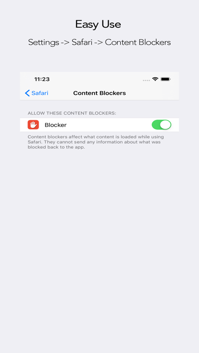 Blocker - Adblock & Secure Web screenshot 4
