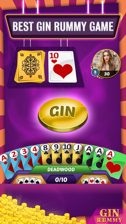 Gin Rummy - Online Card Game screenshot-0