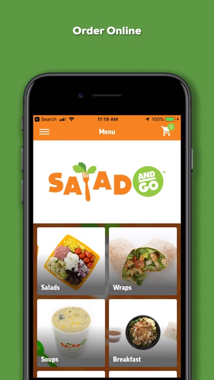 Salad and Go Ordering App screenshot-3