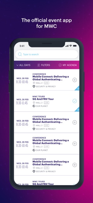 MWC20 – Official GSMA MWC App(圖2)-速報App