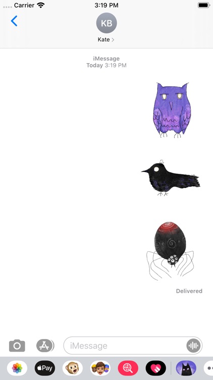 Artistic Halloween Stickers