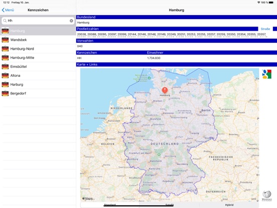 Screenshot #5 pour Ortsdaten Pro