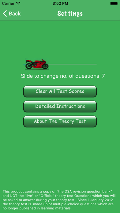 How to cancel & delete Pass Your Bike Theory Test from iphone & ipad 4