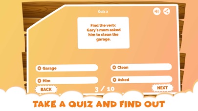 English Grammar Verb Quiz Kids screenshot 2