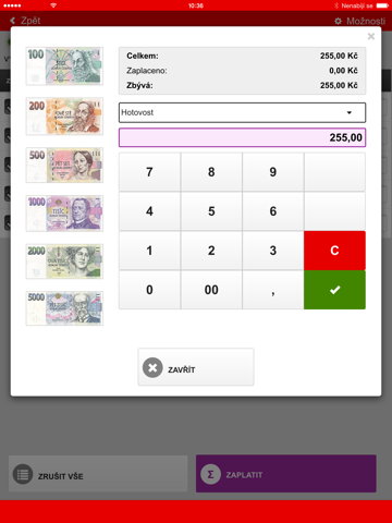 Vodafone ePokladna - náhled