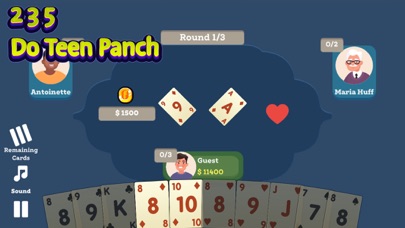 Do Teen Panch - 235 Card Game screenshot 3