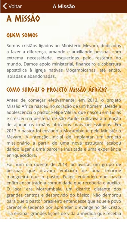 Missão África