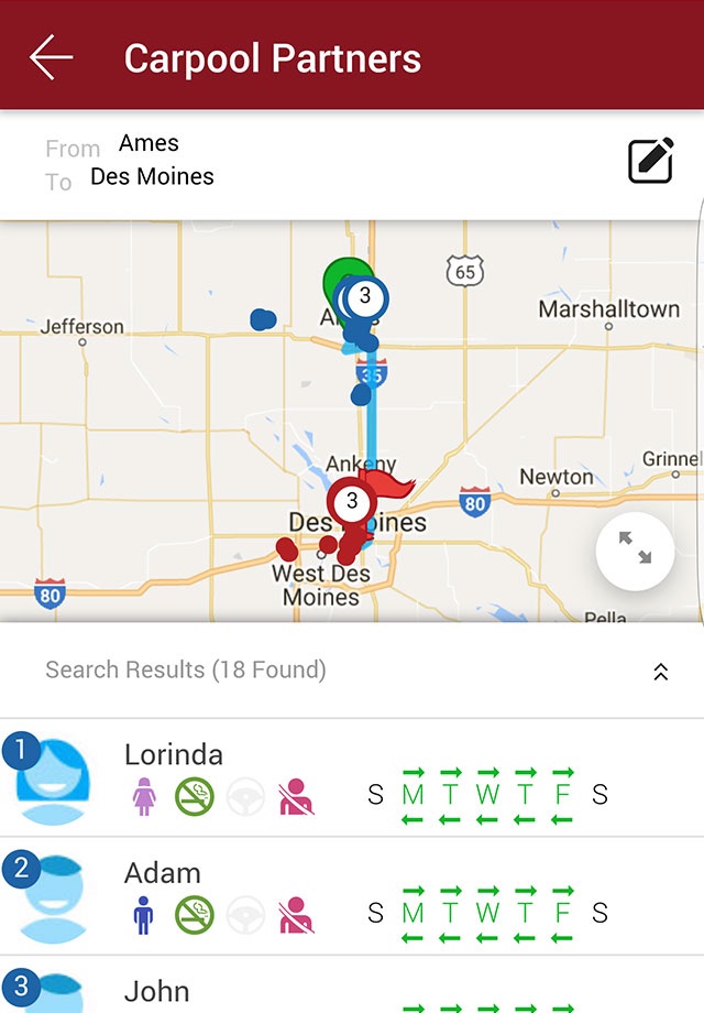 Iowa Rideshare screenshot 3