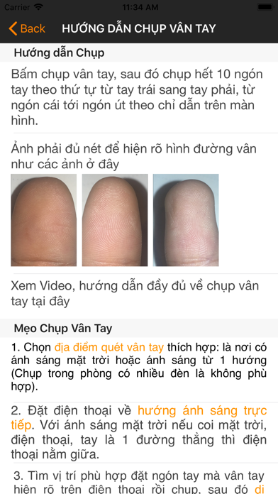 iPosition-Sinh Trắc Vân Tay screenshot 3