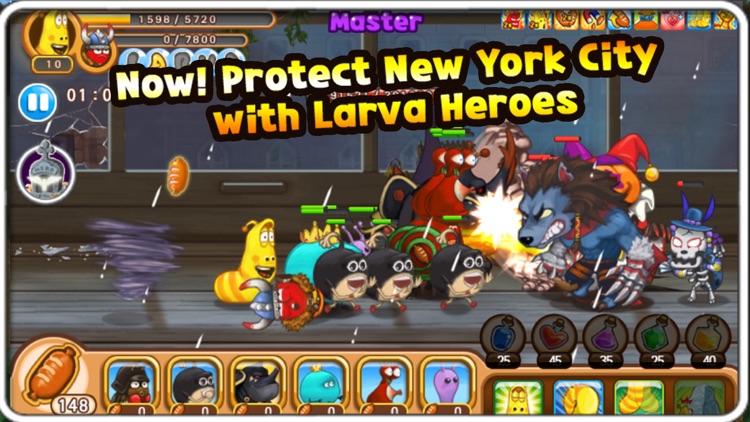 Larva Heroes : Lavengers screenshot-3