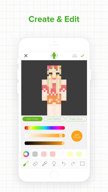 Skinseed Pro Skin Creator for Minecraft Skins for iPhone - Download